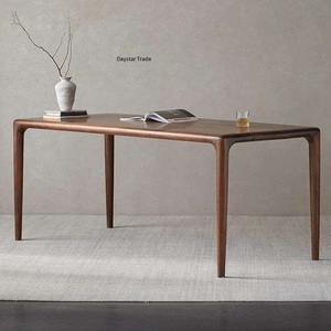 Mesa de Comedor Rectangular Moderna Personalizada de Daystar Trade, Diseño de Bordes Redondeados, Mármol Contemporáneo, Muebles de Comedor para 4 Personas - Product Image 1