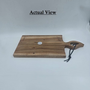 Planche à découper en bois d'acacia avec poignée, planche à découper en bois, plateau de service pour fromage, pour cuisine, restaurant, fournisseur en gros - Product Image 1
