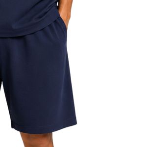 <b>Navy</b> Blue Men Oversized <b>TShirt</b> And Shorts Set Custom Logo Crew Neck Short Sleeve Casual Streetwear Summer Wholesale Manufacturer - Product Image 6