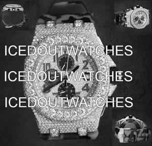 Montre Chronographe Homme en Acier Inoxydable avec Diamants Moissanite VVS, Style Business Luxe Antique, Tendance Hip-Hop, Affichage de la Date - Product Image 4