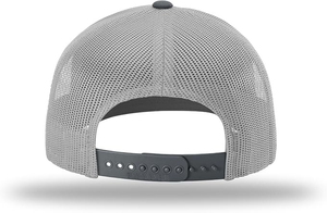Gorra Trucker Unisex de 6 Paneles con Malla Trasera, Color Gris y Gris Oscuro en Contraste, Gorra Casual para Adultos, Primavera Verano, Ajustable - Product Image 6