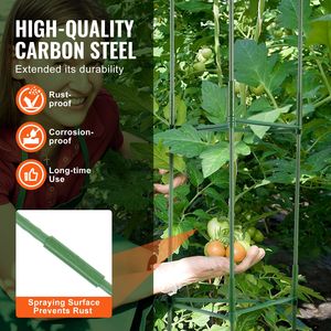 Set di 6 Gabbie per Pomodori Alte 48 Pollici, Supporti Impilabili per Piante Rampicanti e Accessori per Orto Rialzato - Product Image 3