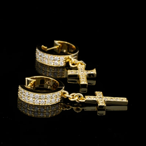 AMBER JEWELS Pendientes de Moissanita de Corte Brillante, Chapados en Rodio, Plata 925, Engaste de Garra, Joyería de Compromiso Unisex de Moda, GRA - Product Image 1
