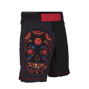 Shorts de combat entièrement sublimés, BJJ, séchage rapide, polyester, vêtements d'arts martiaux, shorts Nogi, shorts de combat BJJ MMA - Product Image 3