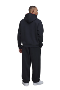 Men Hooded Tracksuit Set Solid Color Full Sleeve 100% Cotton Breathable Casual <b>Jogging</b> <b>Suit</b> With Side Pockets Regular Fit Autumn - Product Image 2