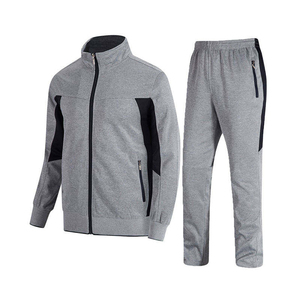 Survêtement homme OEM en coton premium avec veste de sport, commandes en gros acceptées dans le monde entier - Product Image 2