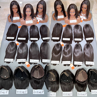 Perruque en cheveux Remy 12A de qualité supérieure, longue, lisse et ondulée, couleur personnalisée, extensions de cheveux vietnamiennes tissées à la machine