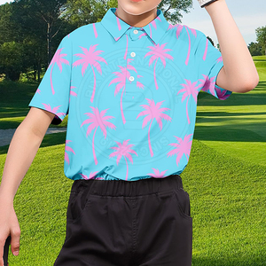 Polo de Golf Ligero para Jóvenes, de Secado Rápido, Transpirable, Manga Corta, Ropa Deportiva, Prendas Deportivas de Verano - Product Image 3