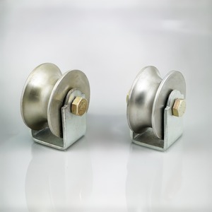 Roulettes de glissière modernes en acier inoxydable pour portes, fenêtres, garages, villas et appartements – Quincaillerie durable à roulement fluide - Product Image 3