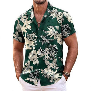 Fashion Men Hawaiian <b>Shirt</b> Short Sleeve Streetwear Print Striped <b>Patchwork</b> Summer Chic Blouse 2026 Man Beach <b>Shirt</b> - Product Image 1