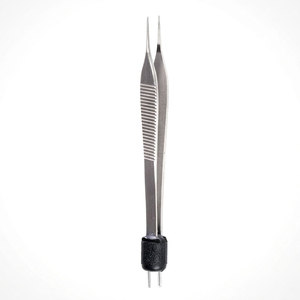 Pince bipolaire électrique en acier inoxydable Adson non isolée 15 cm avec pointe de 1,0 mm, instrument chirurgical pour microchirurgie - Product Image 6