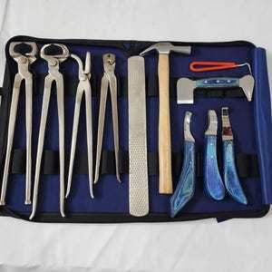 Kit d'outils robustes pour fermeur de chevaux, en acier inoxydable, pour le soin, la coupe et le sablage des sabots - Product Image 4
