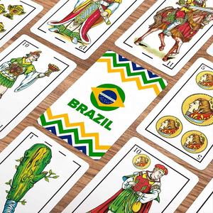 Cartas de Juego de Plástico Españolas Personalizadas para Uso Familiar en Caja de Plástico Individual J108 - Product Image 6