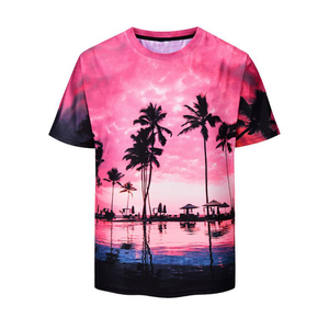 Camiseta cómoda para hombre con cuello redondo, tela transpirable de sublimación, ligera, suave, duradera, con costuras resistentes y marca OEM. - Product Image 6