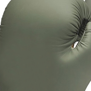 Gants de boxe en PU vert olive pour adultes, gants d'entraînement et de sparring avec sangle de poignet en velcro, design respirant pour la boxe, le MMA et le kickboxing - Product Image 4
