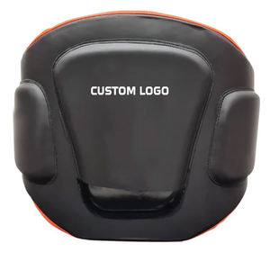 Ultimate FIGHT CAGE GEARS FTC-BBG-2421 Protège-ventre de boxe en cuir, support lombaire, bandes de poignet, absorption des chocs, léger, pour la boxe - Product Image 1