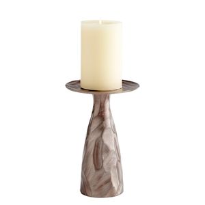 Support de bougie en aluminium forgé à la main, personnalisé, avec finition thermolaquée, pour la décoration, les cadeaux et la table à manger - Product Image 1