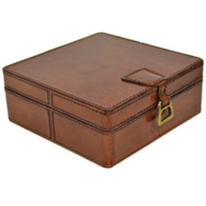 Premium Brown Leather <b>Box</b> Packaging Custom <b>Small</b> Gift <b>Box</b> Velvet Lining Wedding Ring Earring Jewelry Gift <b>Box</b> Wood & Leather <b>Box</b> - Product Image 5