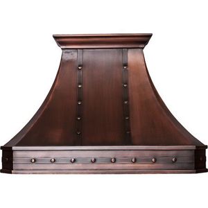 Campana Extractora de Cocina Moderna Estilo Rústico en Cobre, que Combina Diseño Artesanal Tradicional con Funciones Avanzadas de Ventilación - Product Image 3