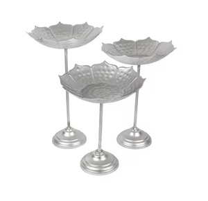 Premium <b>Temple</b> Metal Urli Bowl Traditional Design Spiritual Style Flower Diya Decor - Product Image 1