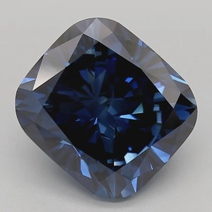 Diamante Sintético Cultivado en Laboratorio, Corte Cojín, Azul Fantasía, 2.00 Quilates, Certificado IGI, Venta al Por Mayor, Precio Económico - Product Image 1