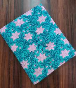 Modern Boho Block Print Cotton Fabric Eco-Friendly Handmade Cotton Fabric Wholesale Supplier Custom print Bulk Order - Product Image 3