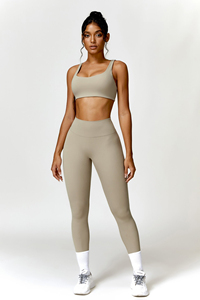 Sujetador Deportivo para Mujer, Color Verde Claro, Estilo Racerback, Sin Varillas, Sin Costuras, Transpirable, Diseño Deportivo, Spandex y Poliéster, para Todas las Temporadas - Product Image 2
