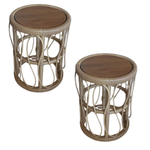 Sillas Modernas para Restaurante con Estructura de Madera y Diseño Elegante de Ratán para Uso en Exteriores y Salas de Estar, Muebles Comerciales - Product Image 4
