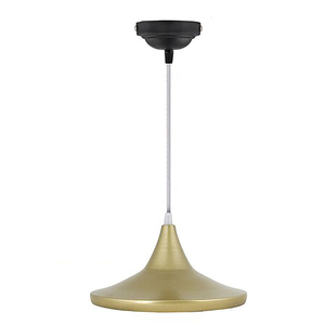 Lámpara Colgante Moderna de Latón, Forma Cónica Geométrica, Montaje en Techo, Diseño Minimalista para Interiores, Decoración para Sala de Estar y Hogar - Product Image 1
