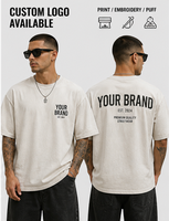 Fabricant de t-shirts à simple couture, vintage, en gros, t-shirts à manches courtes pour hommes, logo personnalisé, streetwear de haute qualité