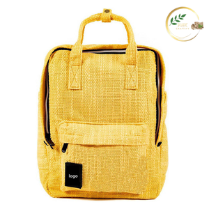 Multipurpose Jute <b>Backpack</b> Eco Friendly Lightweight Bag for School Office Travel - Product Image 2