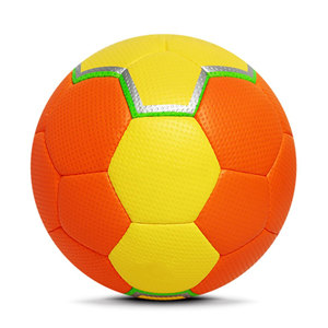 Balón de Balonmano Vibrante en Naranja y Amarillo, 15-19.9 Pulgadas, Superficie de Agarre Duradera, Uso Interior y Exterior - Product Image 2