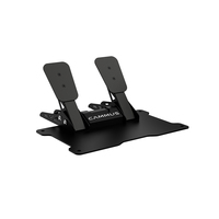 Volante de Carreras CAMMUS C5 Direct Drive 5nm con Base de Aluminio Antirrobo, Pedales para Simulador de Carreras de PC, Simulador de Carreras de Coches F1