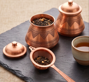 Handmade Triple Decorative Stainless Steel Spice Container Engraved Antique Canister For Kitchenware Storage And Organization - Product Image 5