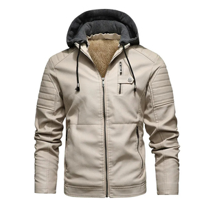 High Quality ODM OEM Customized Men's Genuine Leather Waterproof Eco-Friendly Winter <b>Jacket</b> Windproof Breathable Embroidery - Product Image 4