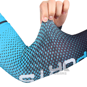 UV Protection High Quality Sublimation Printed Plus Size Unisex Arm Sleeves Lightweight Breathable 100% Polyester Custom <b>Cycling</b> - Product Image 6