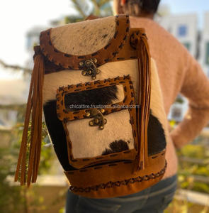 Nouveau design de sac à dos vintage en cuir véritable pleine fleur sac en cuir de vachette véritable sac d'étudiant de voyage de luxe sacs à dos pour unisexe - Product Image 5