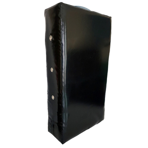 Green Black Kick Boxing Shin Guards Faux Leather Hook Loop Closure <b>Adjustable</b> <b>Strap</b> Unisex Martial Arts Training Gear - Product Image 3