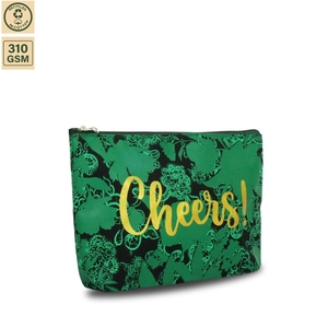 กระเป๋าเครื่องสำอางผ้าแคนวาสเคลือบลามิเนต 310 GSM ขนาด 26x16.5x6 ซม. รับทำโลโก้ตามสั่ง ขายส่ง OEM สั่งซื้อจำนวนมาก รุ่น SS20 - Product Image 3