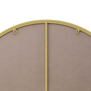 Espejo de pared con marco de Metal Circular dorado de 36 pulgadas, espejo de tocador para baño, sala de estar, dormitorio con decoración de pared elegante - Product Image 6