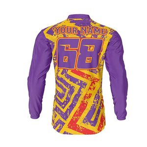 Jersey de Ciclismo MTB de Alta Calidad, 100% Poliéster, Ligero, Absorbente de Humedad, Personalizable, para Hombre, OEM, ODM, Venta al Por Mayor - Product Image 2