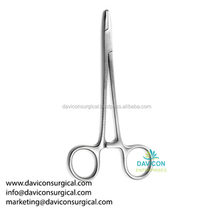 Stainless Steel Hegar-Baumgartner Needle Holder Straight Serrated 5.1/2 in - Product Image 6