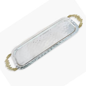 Bandeja Rectangular de Metal Personalizada con Acabado Esmaltado Impreso, Bandeja Decorativa de Grado Alimenticio para Servir, Adorno para el Hogar - Product Image 2