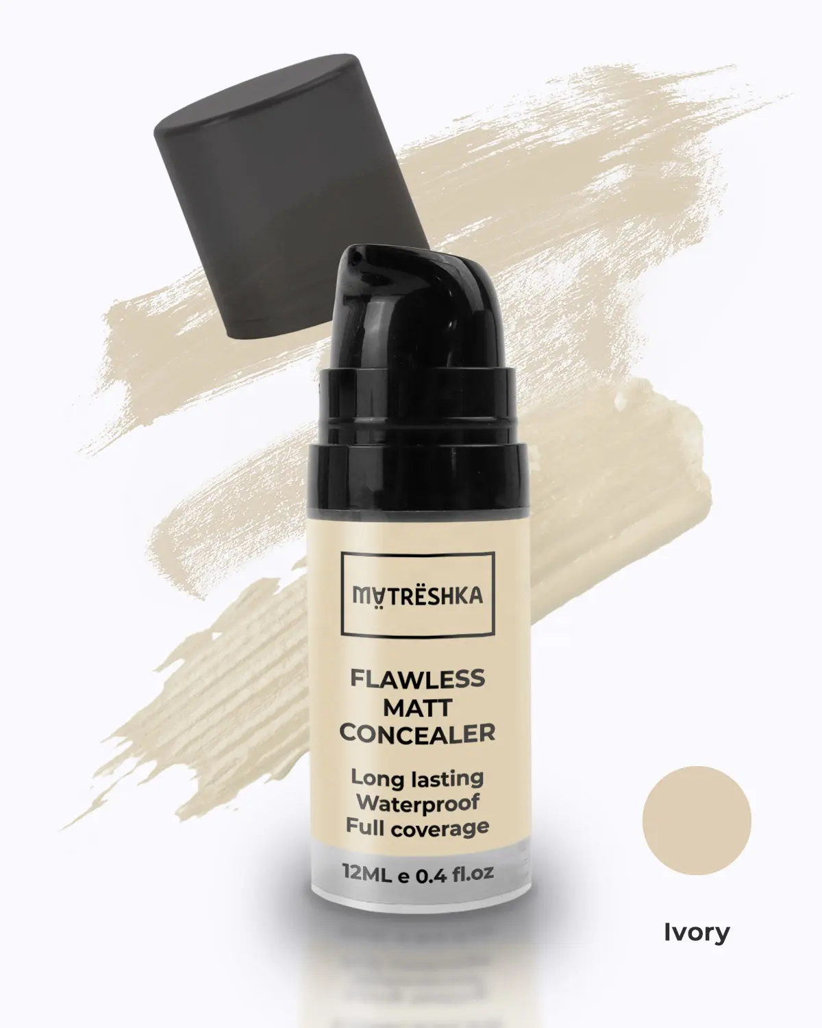 Een Langdurige Concealer Cosmetica Fabrikanten Ivoor Kleur Waterdicht Natuurlijke Concealer Gezicht Make-Up Liquid Groothandel Lage Moq