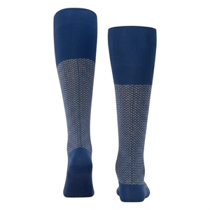 Men's <b>Knee</b> <b>High</b> <b>Socks</b> Dot Pattern Navy Blue Gray Knitted Breathable Daily Wear Autumn Season - Product Image 3