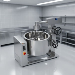 Olla de vapor con inducción y revestimiento giratorio Amicook 380V/440V, modelo anticorrosivo con revestimiento y 3 cuchillas para cocinar sopas, duradera. - Product Image 6