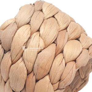 แหวนผ้าเช็ดปากถักจากผักตบชวาธรรมชาติ ของตกแต่งโต๊ะทำมือ - Product Image 2