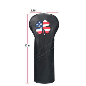 Housse de tête de club de golf classique, écologique, couleurs personnalisées pour une utilisation en extérieur, housses de protection en cuir pour la tête du club de golf - Product Image 5