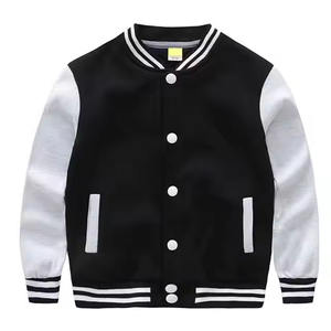 Veste de baseball universitaire pour hommes, vente en gros d'usine, haute qualité, broderie personnalisée, vestes varsity d'hiver, 100% coton - Product Image 1