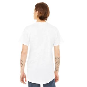 Camiseta urbana 52% Airlume, algodón peinado y hecho de anillo, 48% poliéster, redondeado, dobladillo, precio al por mayor - Product Image 3